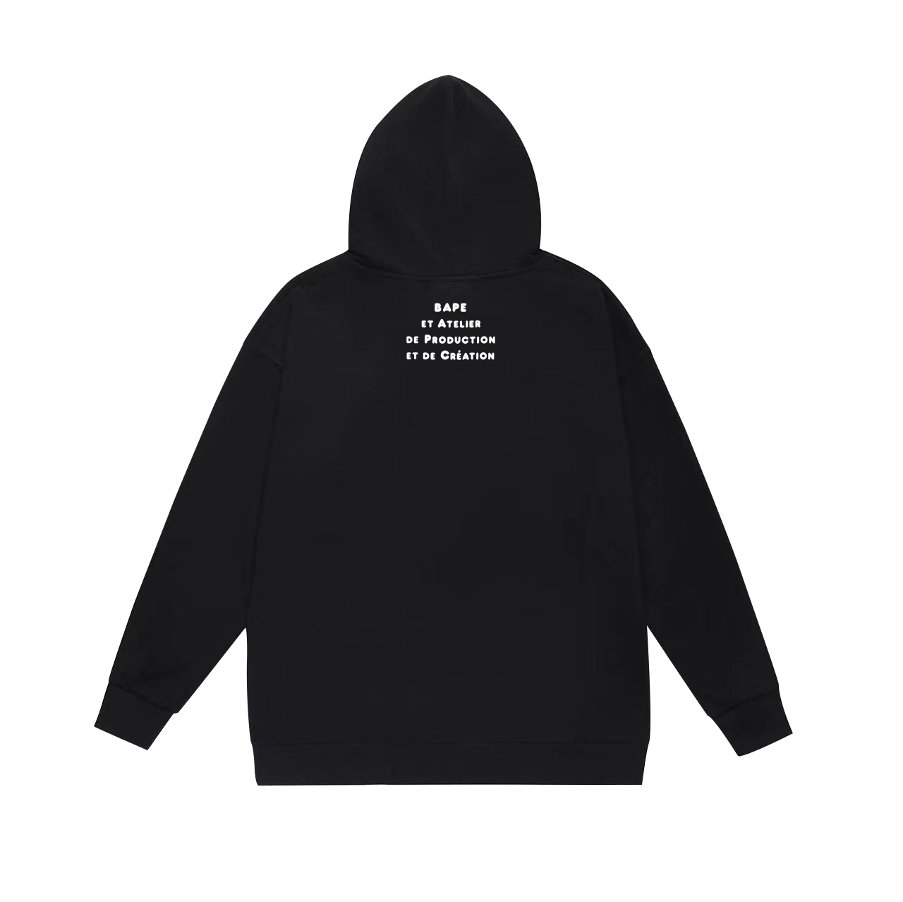 BAPE Shark Full-Zip Hoodie — Black / White / Grey