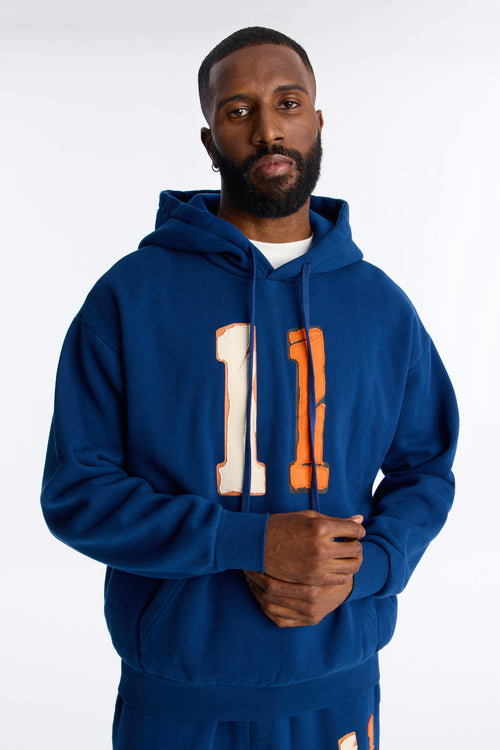 Broadway Patch Hoodie - Navy - image 1