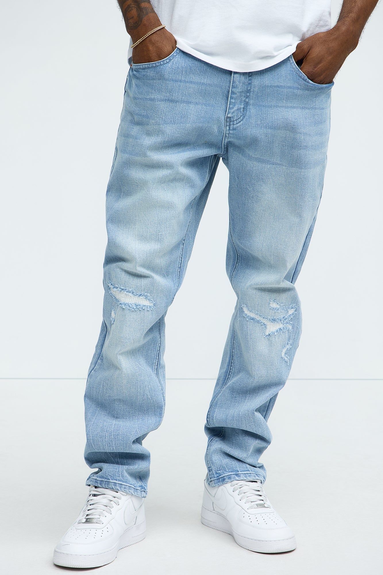Dreamy Slim Jeans - Light Blue Wash - image 3
