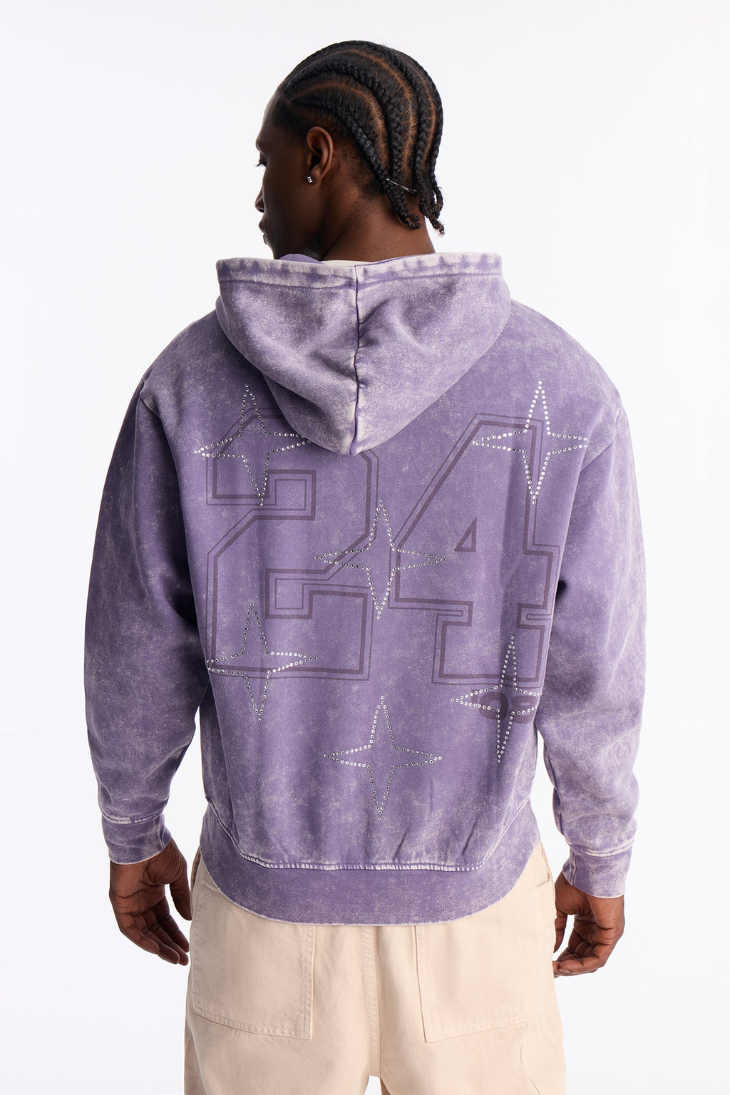 MVP Rhinestone Zip Hoodie - Lavender - image 4