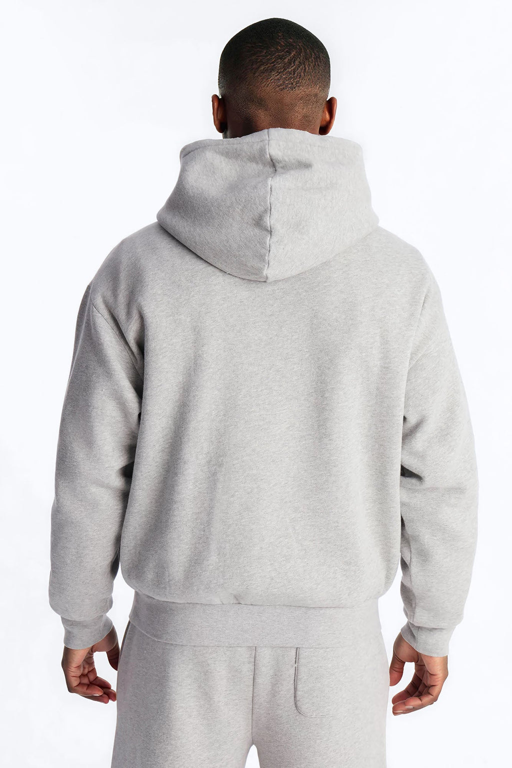 Mellow Patch Hoodie - Heather Grey - image 3