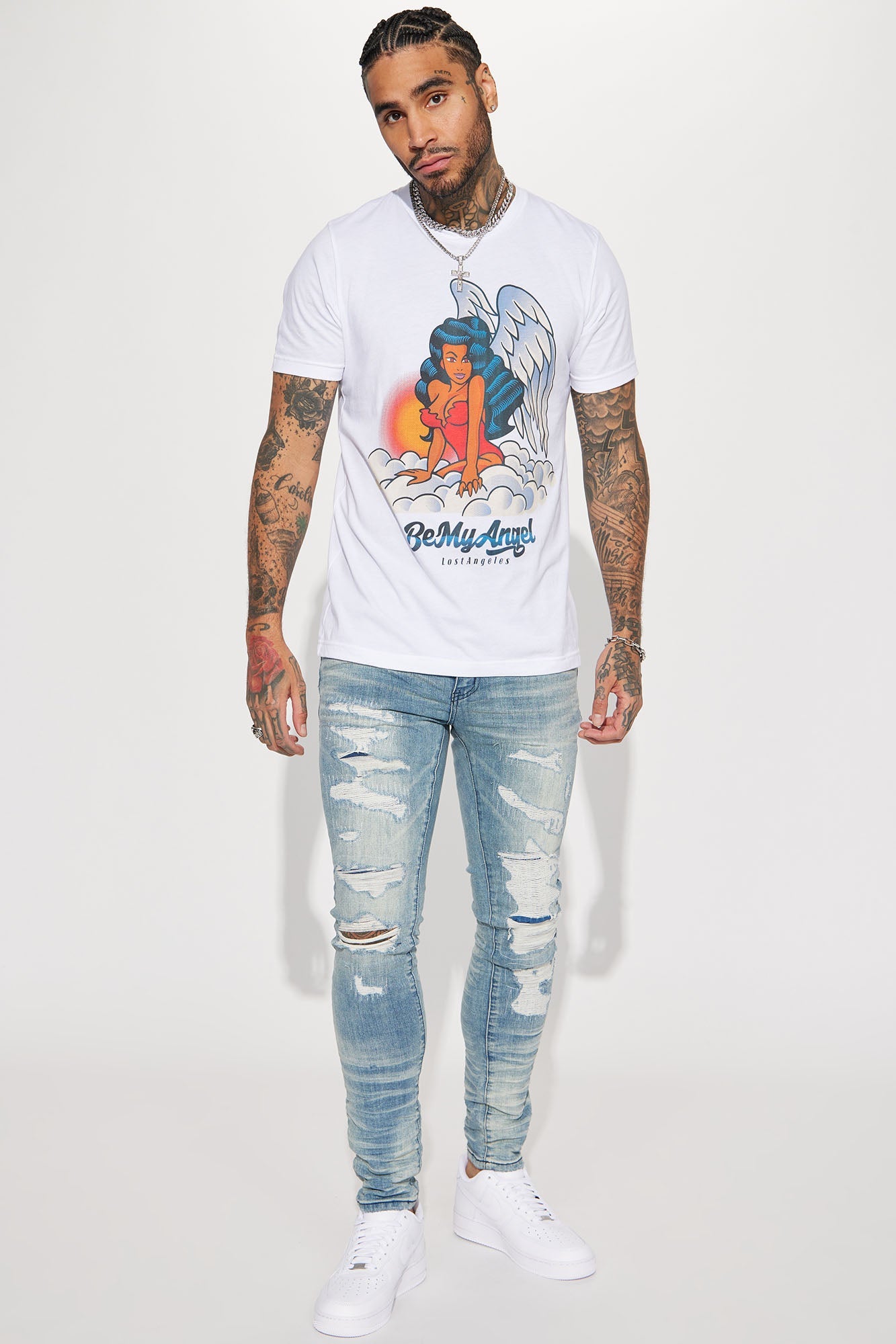 For The Fame Stacked Skinny Jeans - Light Wash - image 3