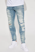 For The Fame Stacked Skinny Jeans - Light Wash - image 1