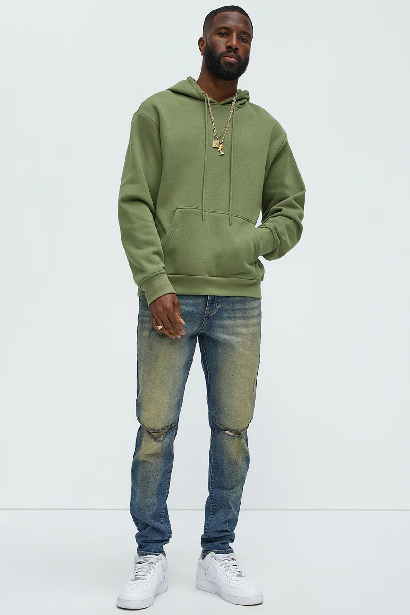 Tyson Hoodie - Olive - image 3