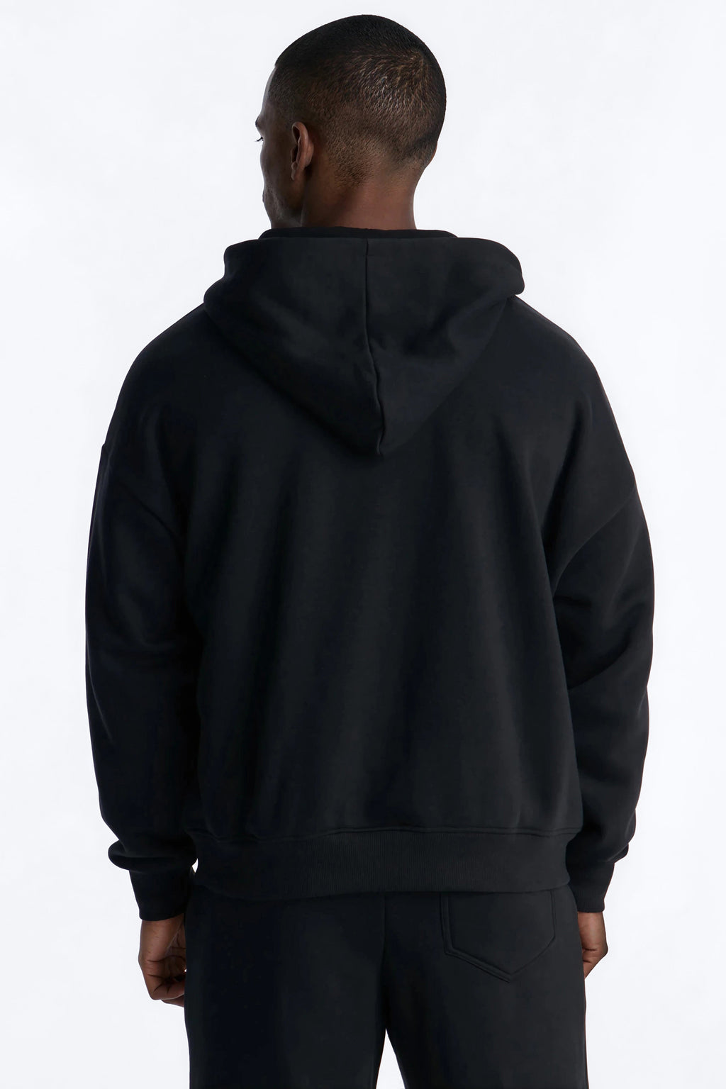 Dime Rhinestone Pearl Oversized Hoodie - Black - image 3