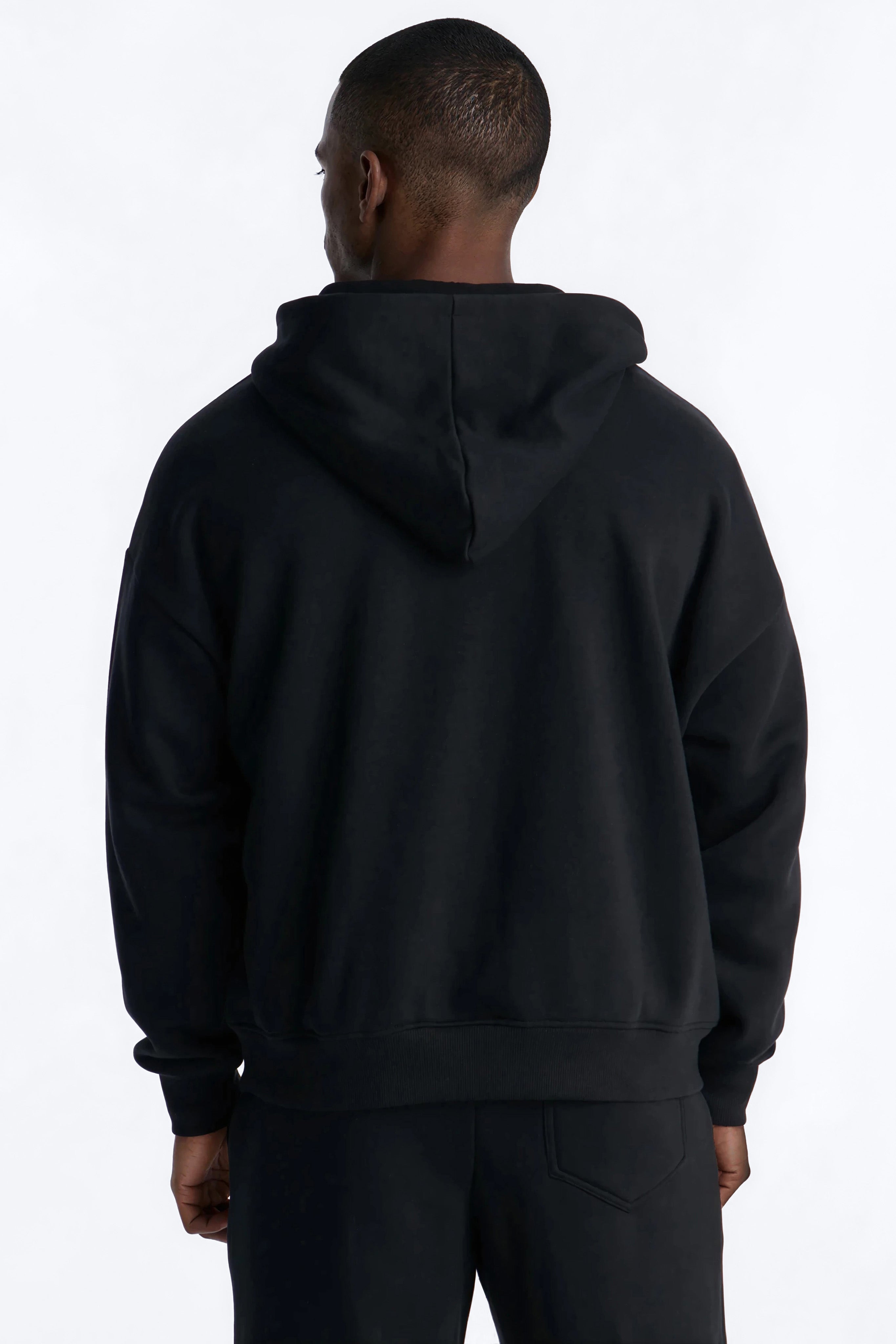 Dime Rhinestone Pearl Oversized Hoodie - Black - image 3