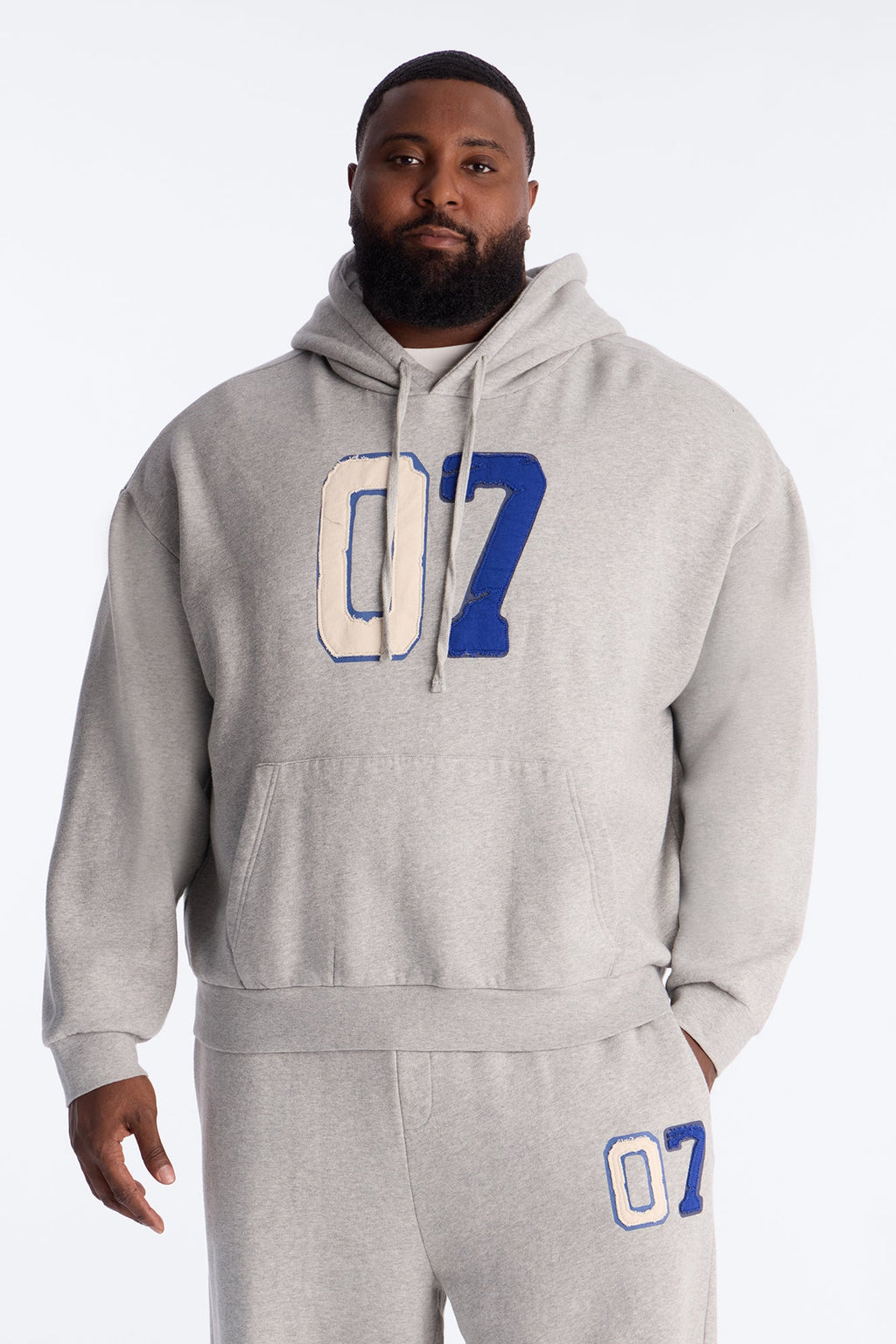 Mellow Patch Hoodie - Heather Grey - image 4