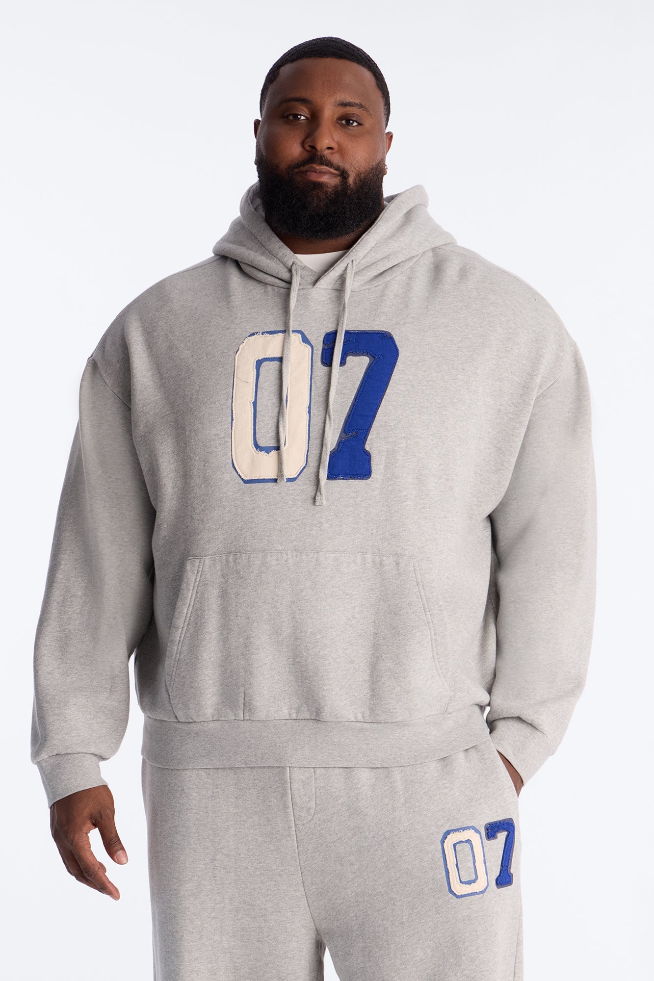 Mellow Patch Hoodie - Heather Grey - image 4