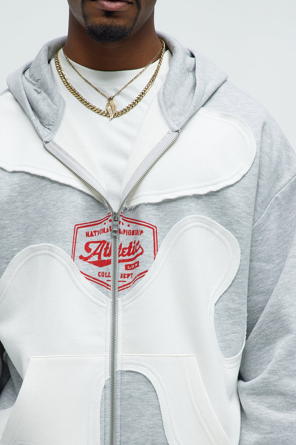 Tyson Champion Oversized Zip Hoodie - Heather/Combo - image 4