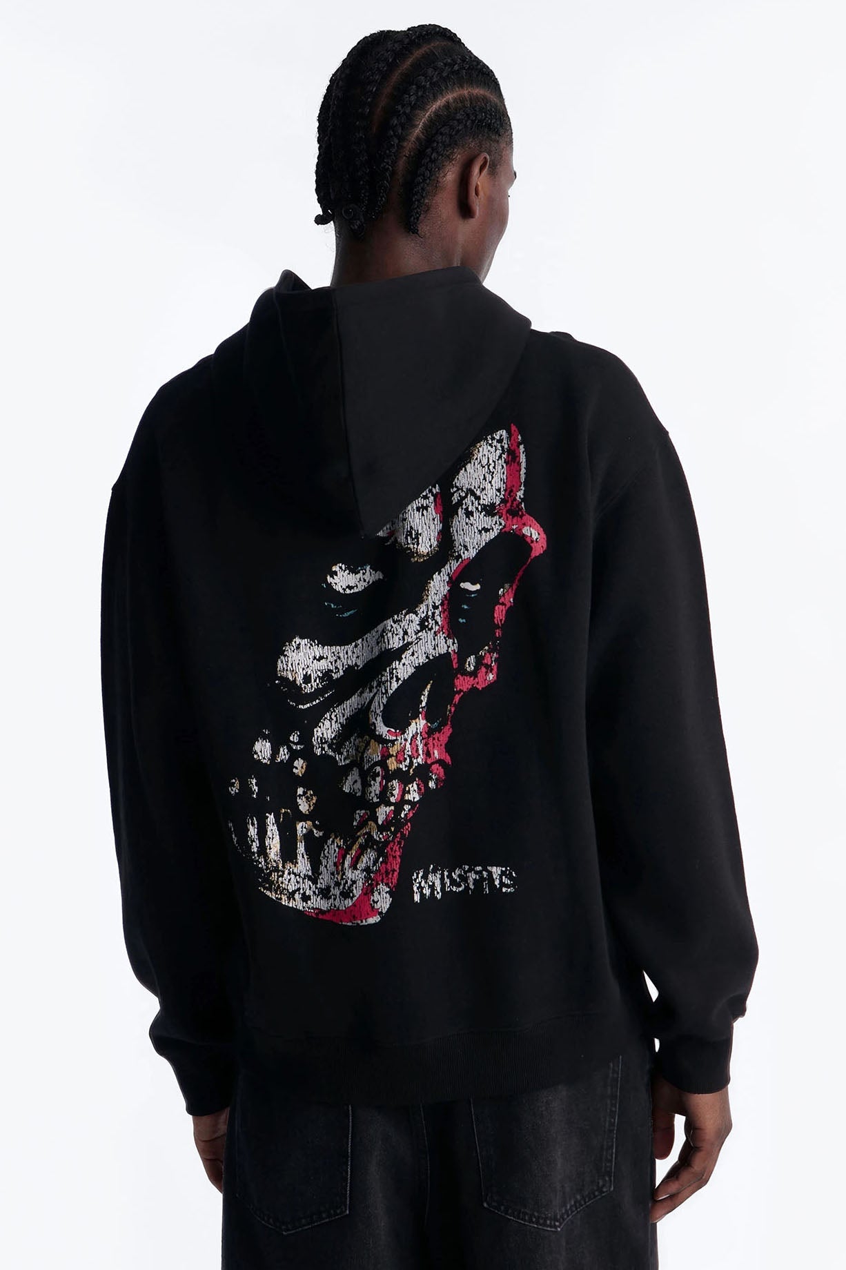 MIsfits Vintage Zip Hoodie - Black Wash - image 4
