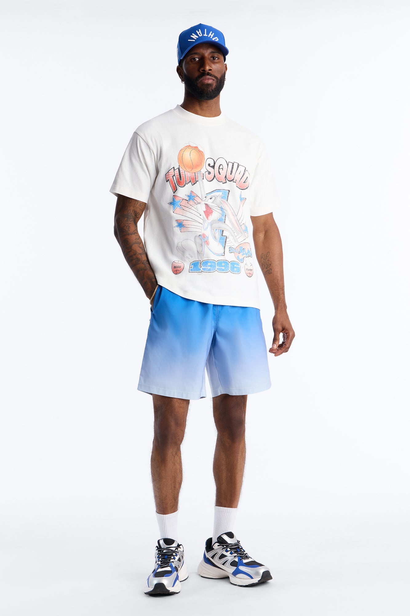 Space Jam Tune Squad 1996 Premium Short Sleeve Shirt - White - image 2