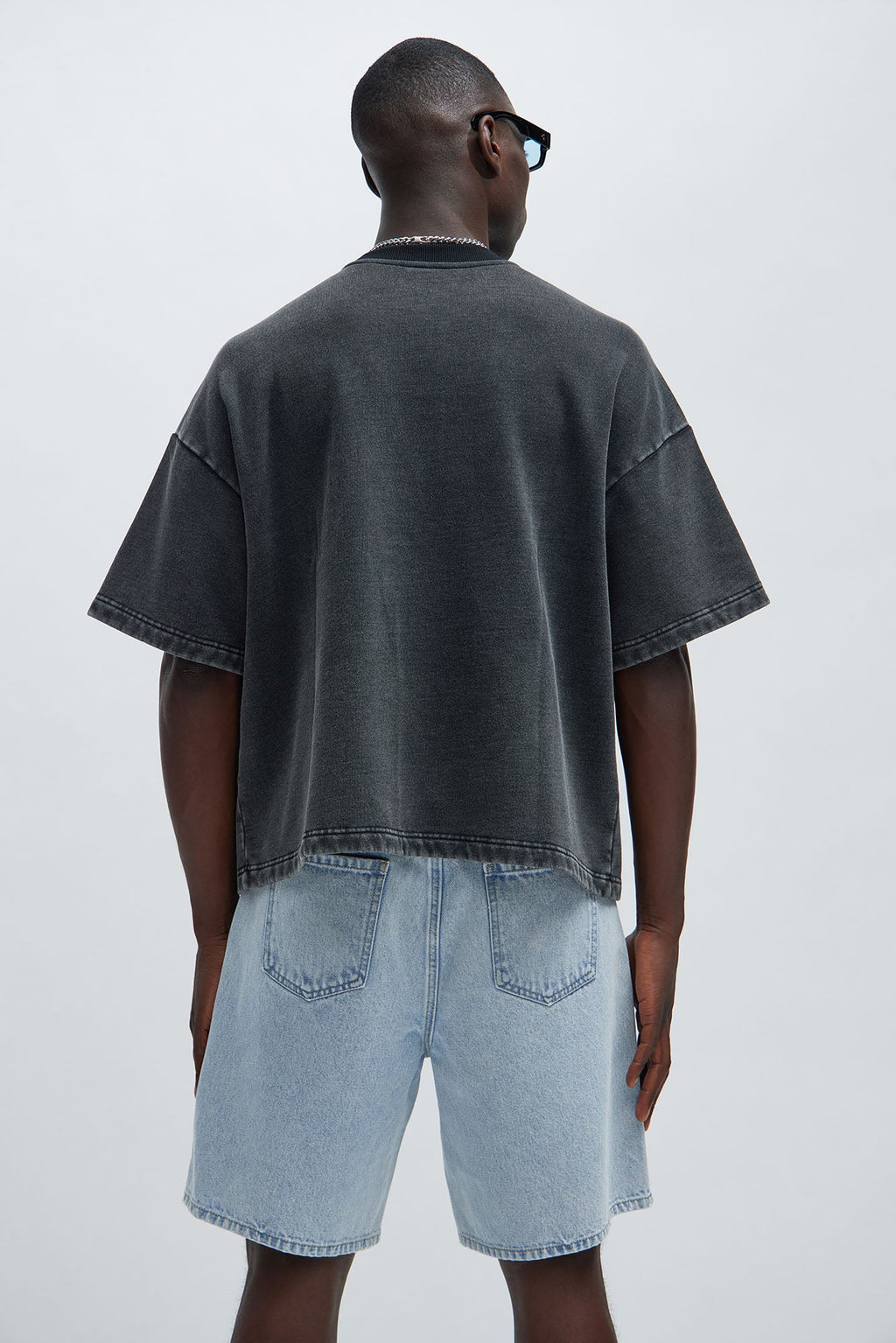 Kyle Oversized Tee - Black Wash - image 3