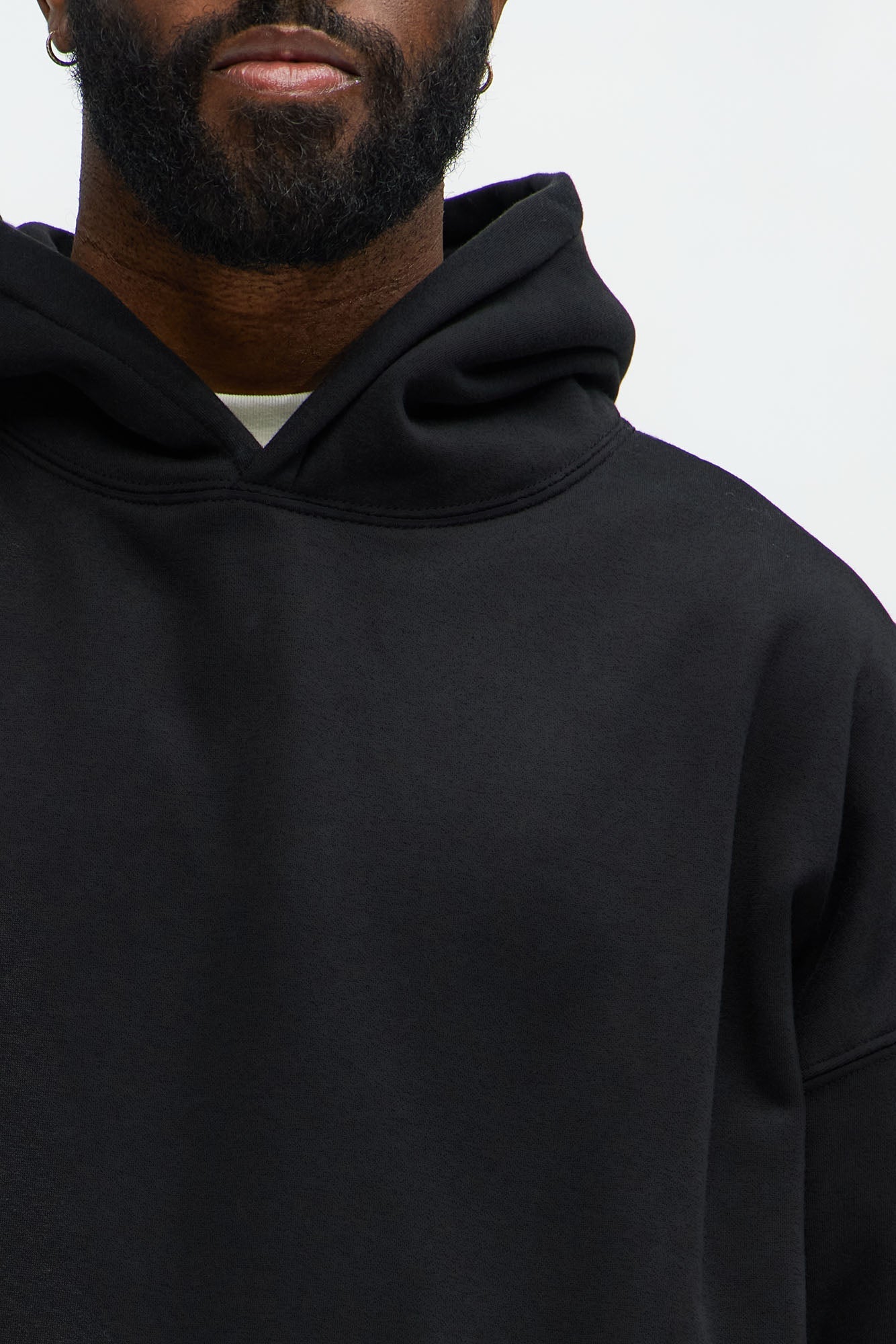 Tyson Oversized Heavyweight Hoodie - Black - image 4