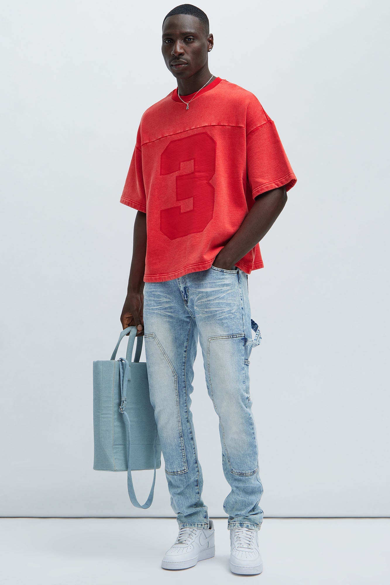 Kyle Oversized Tee - Red - image 2
