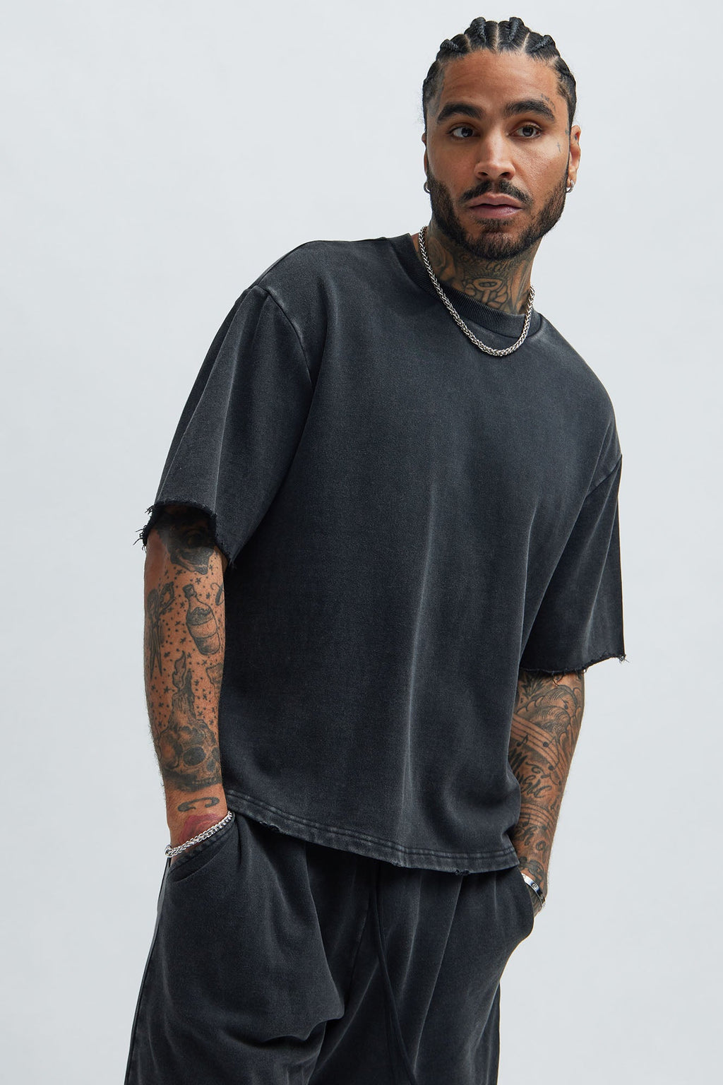 Tyson Heavy Wash Tee - Black Wash - image 1