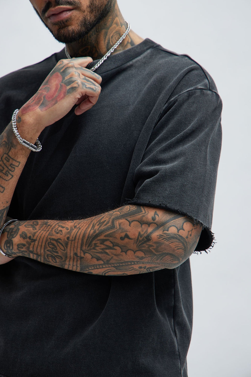 Tyson Heavy Wash Tee - Black Wash - image 3