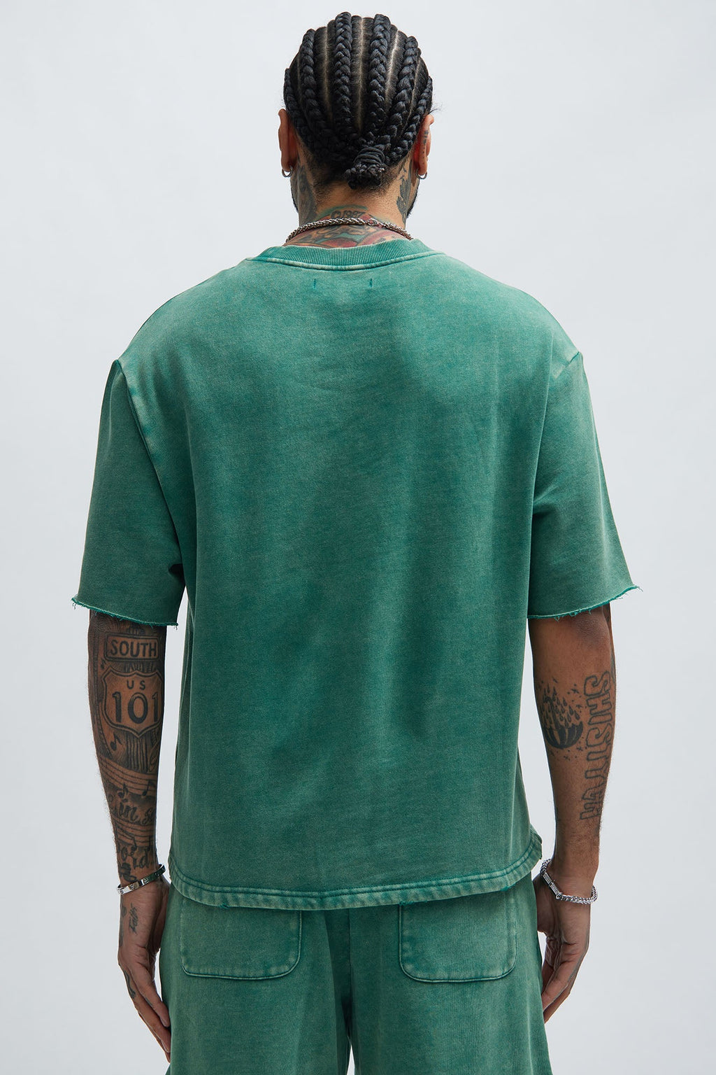 Tyson Heavy Wash Tee - Green - image 4