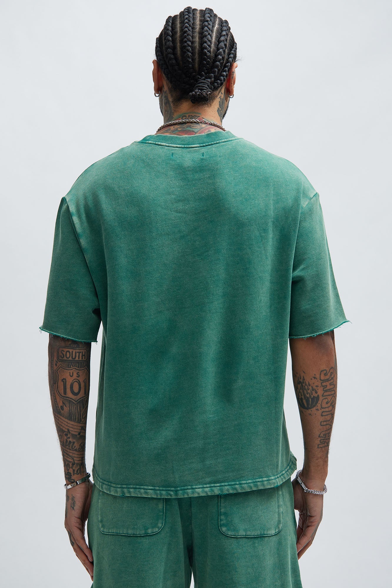 Tyson Heavy Wash Tee - Green - image 4