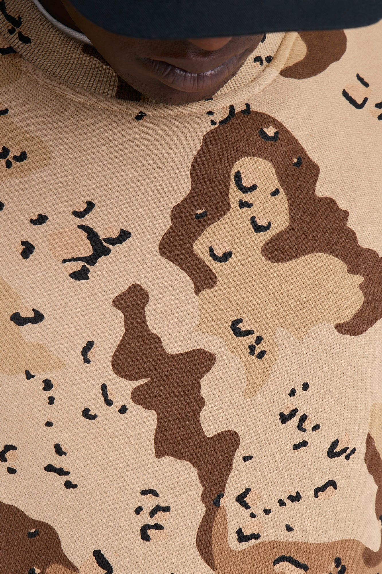 Oversized Time Warp Camo Short Sleeve Fleece Tee - Camouflage - image 3