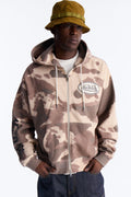 Von Dutch Western Cow Hide Zip Up Hoodie - Brown - image 1