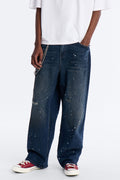 In The Paint Splat Baggy Jeans - Dark Wash - image 1