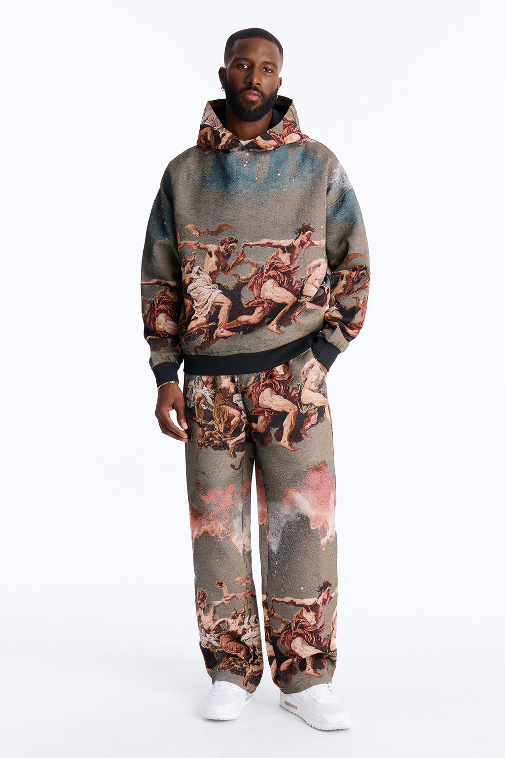 Snakes On The Plains Tapestry Oversized Hoodie - Multi Color - image 2