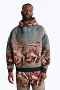 Snakes On The Plains Tapestry Oversized Hoodie - Multi Color - image 1