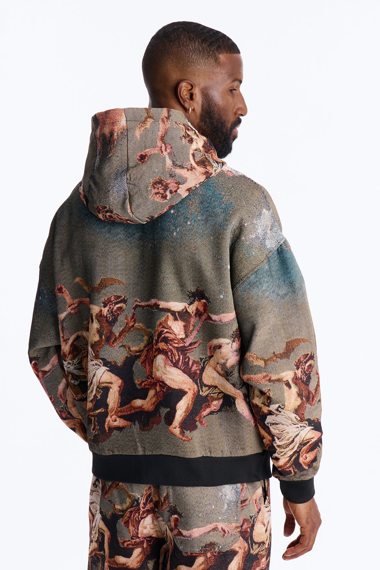 Snakes On The Plains Tapestry Oversized Hoodie - Multi Color - image 4