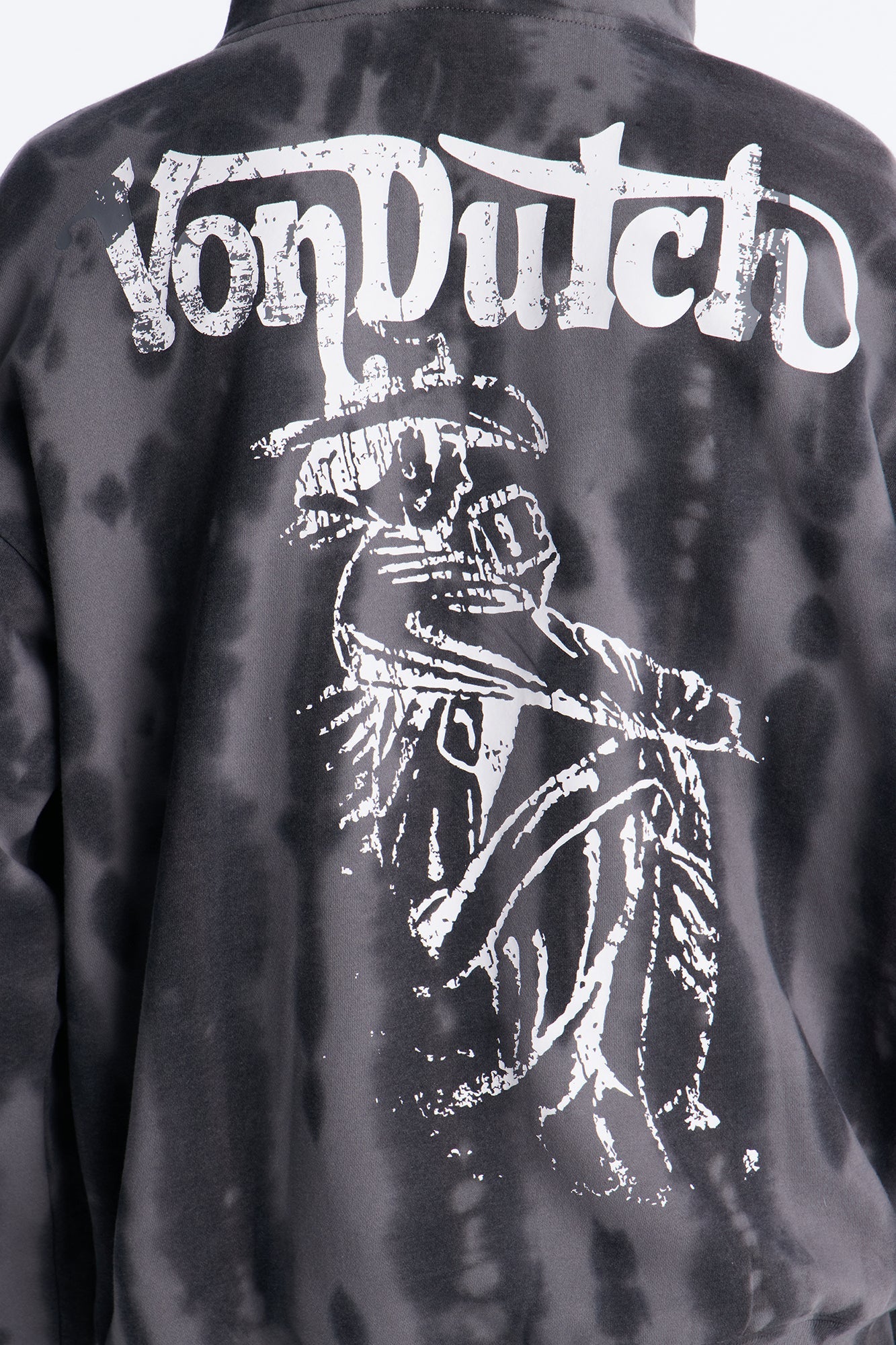 Von Dutch Outlaw Raw Edge Hoodie - Charcoal - image 4