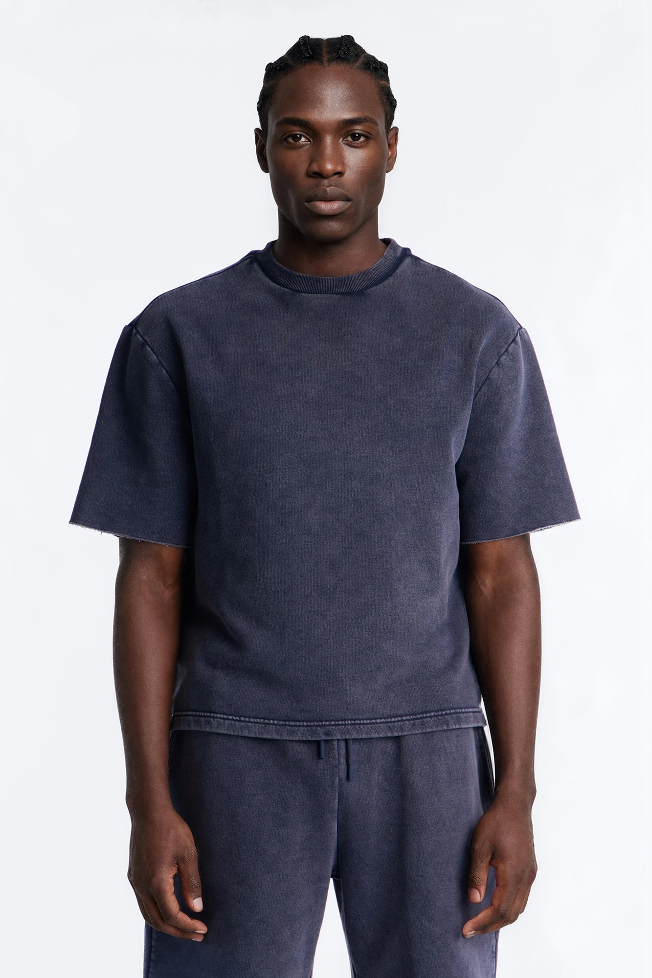 On The Go Washed Tee - Navy - image 1
