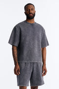 On The Go Washed Tee - Charcoal - image 1