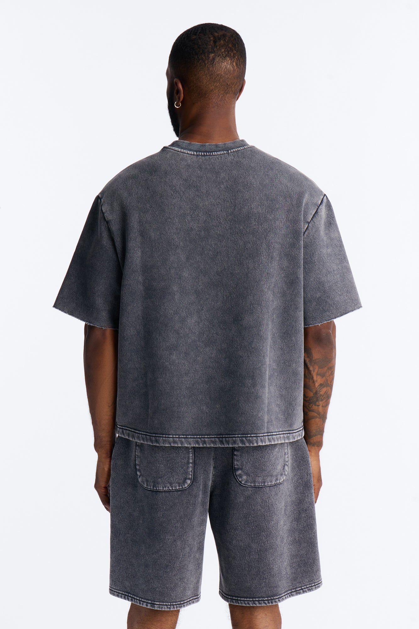 On The Go Washed Tee - Charcoal - image 4