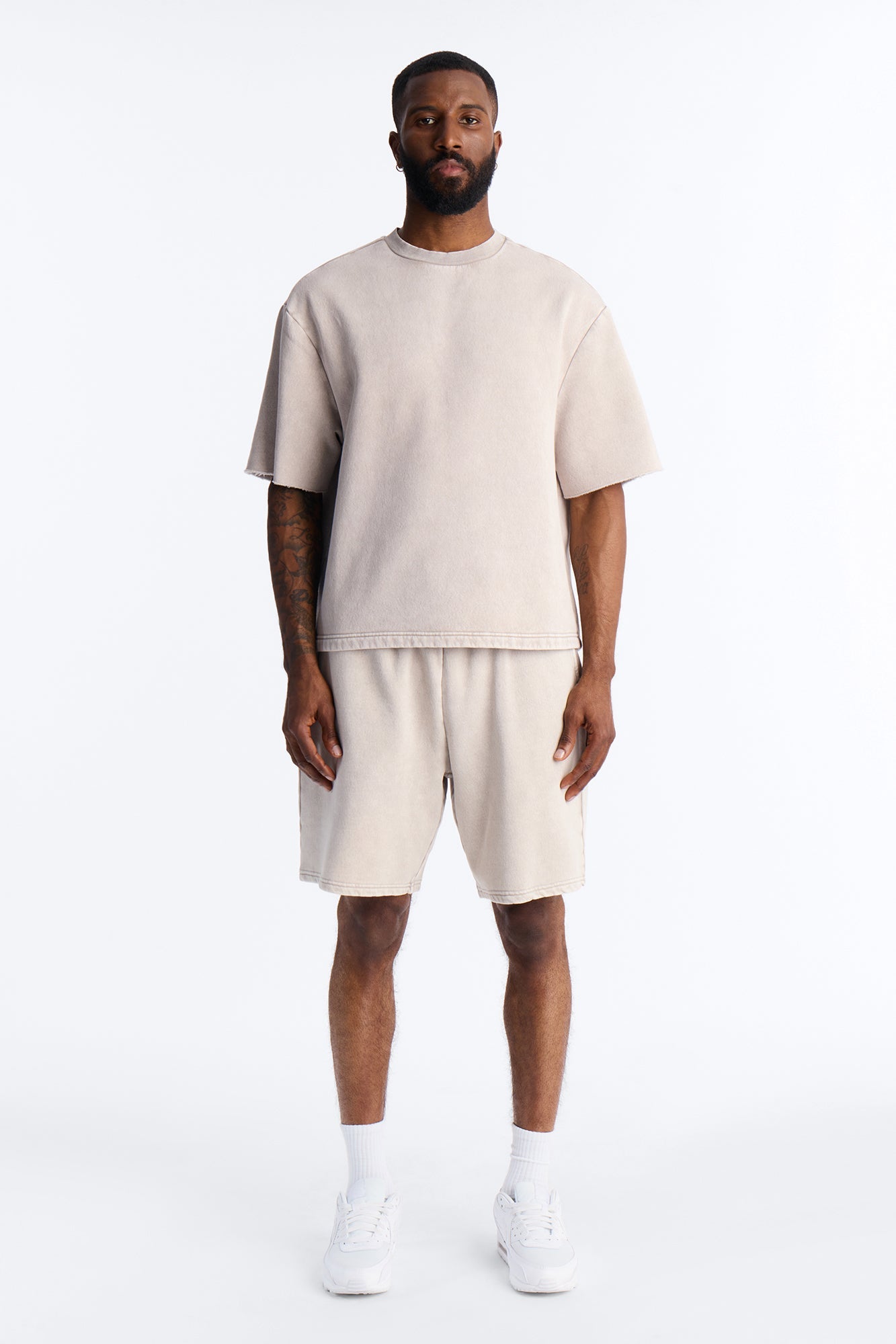 On The Go Washed Tee - Taupe - image 2