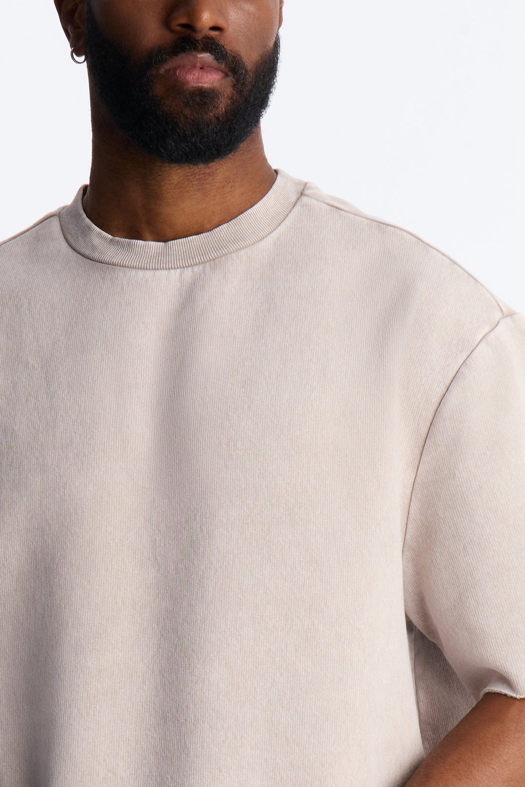 On The Go Washed Tee - Taupe - image 3