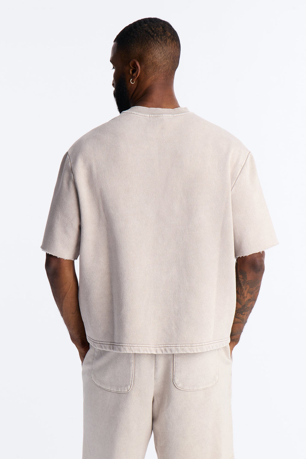On The Go Washed Tee - Taupe - image 4