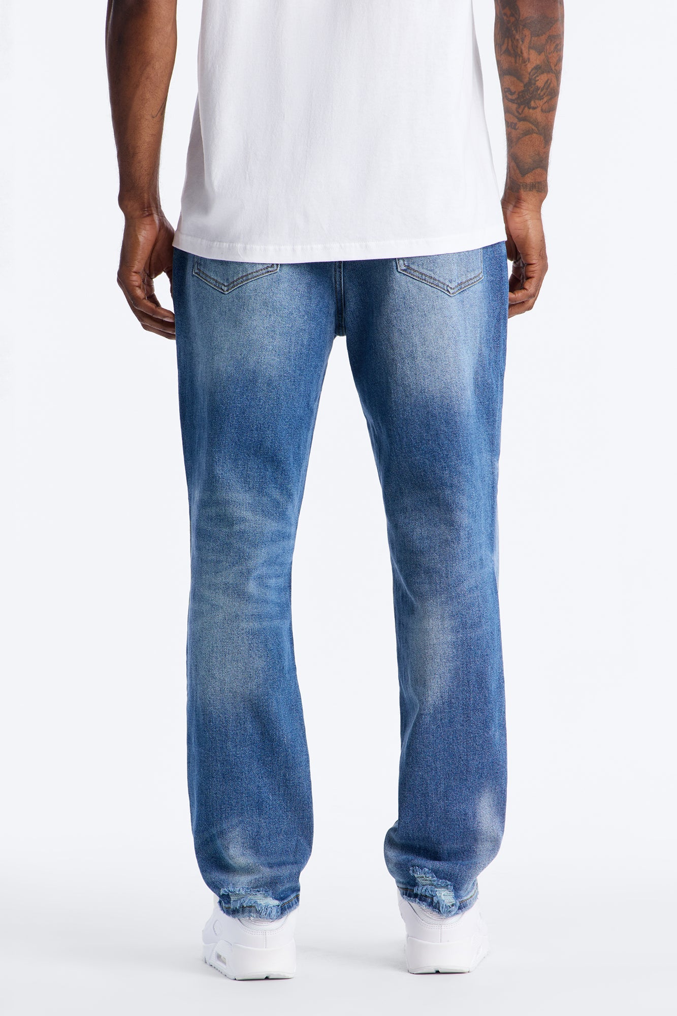 Got You Distressed Slim Jeans - Dark Wash - image 4