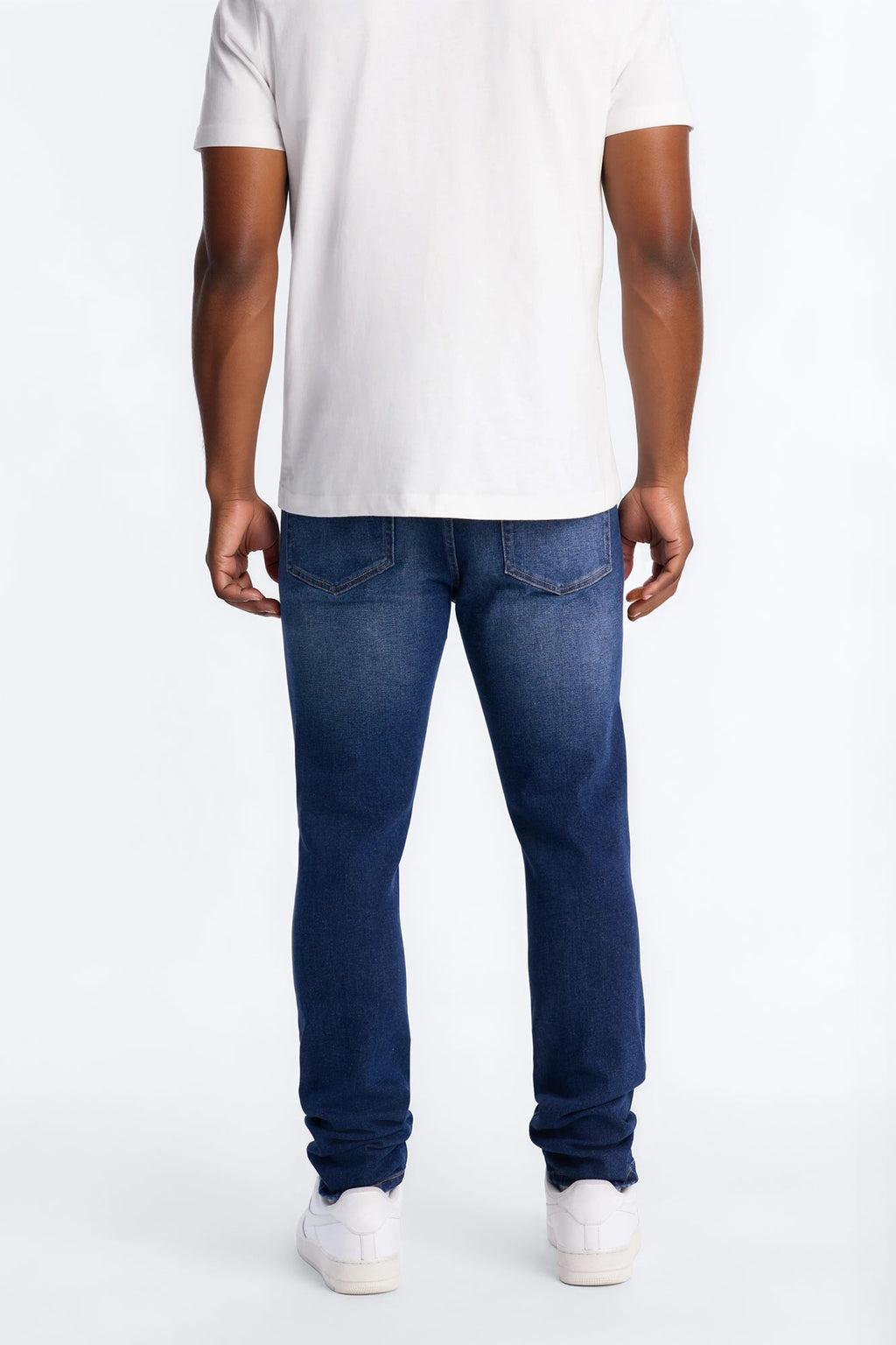 Essential Destroyed Skinny Stretch Jean - Dark Wash - image 4