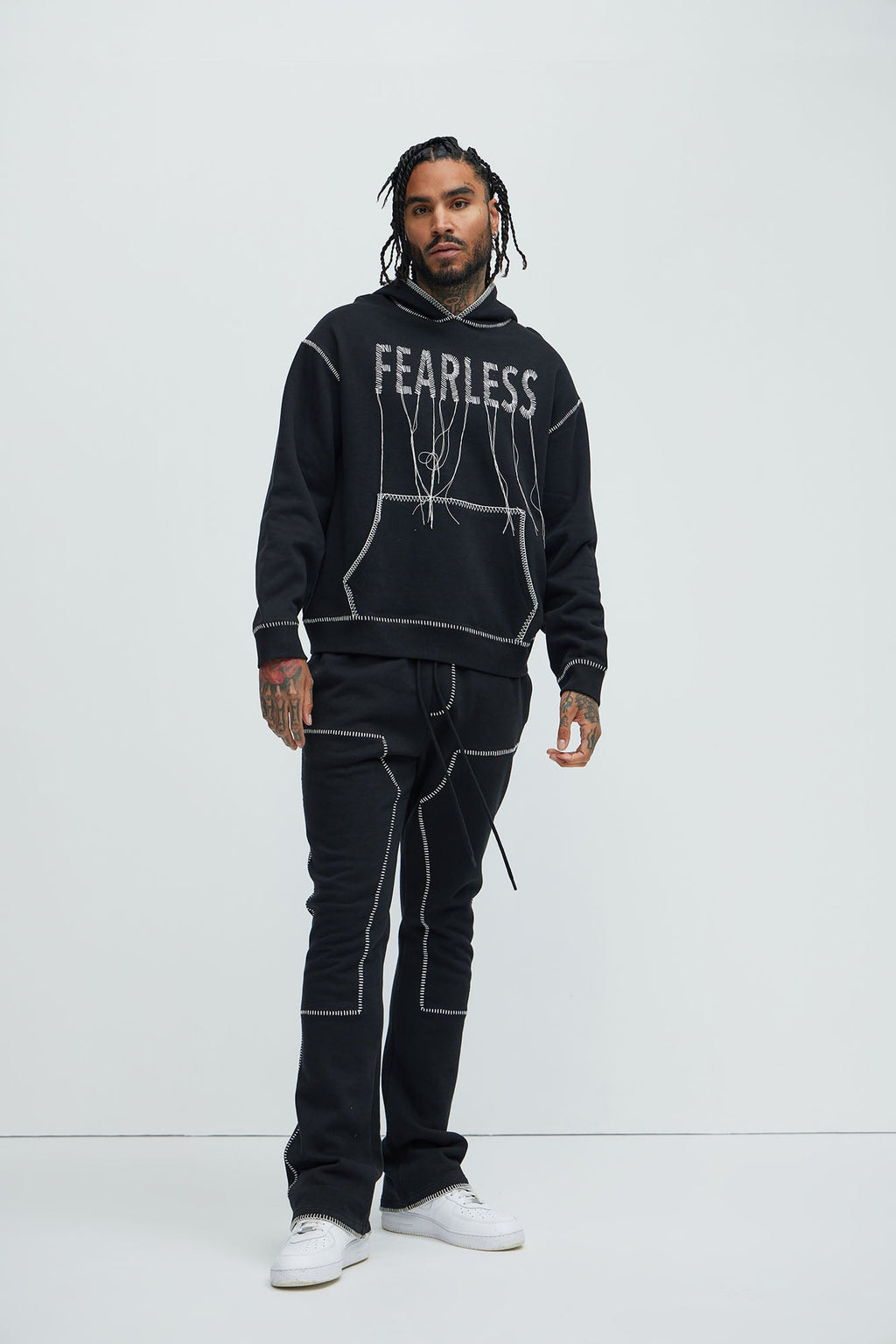 Tyson Stitch Hoodie - Black - image 2