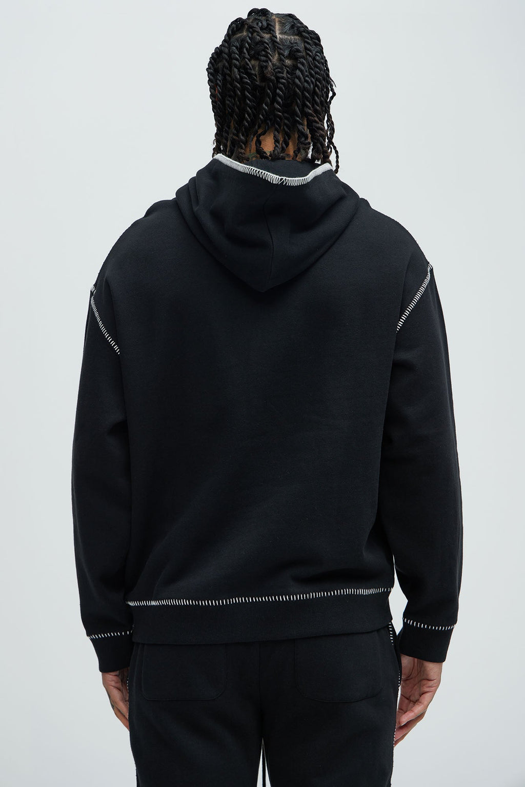 Tyson Stitch Hoodie - Black - image 4