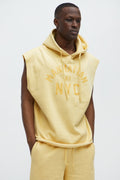 Manhattan Sleeveless Hoodie - Yellow - image 1