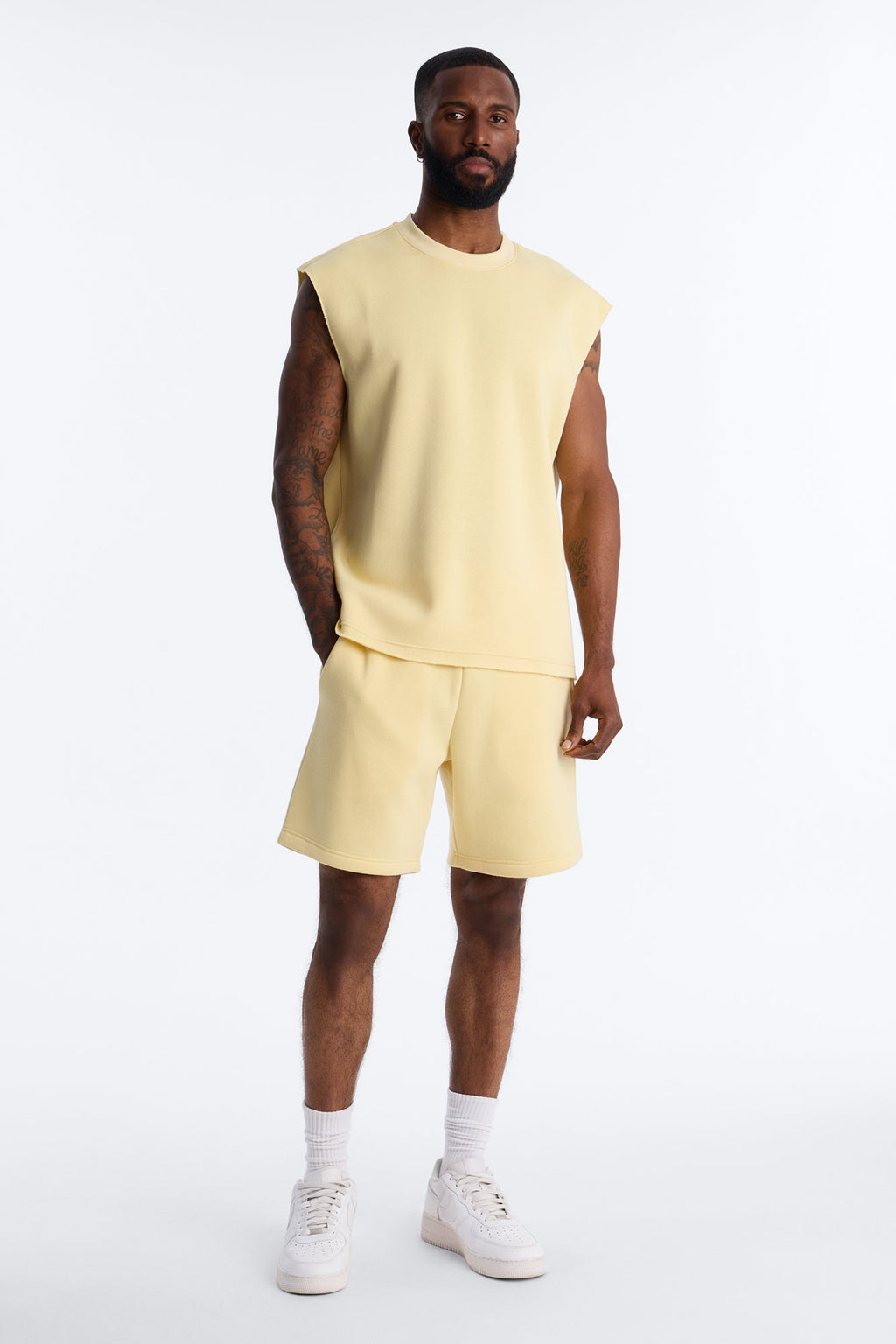 Tyson Relaxed Muscle Tee - Butter Yellow - image 3