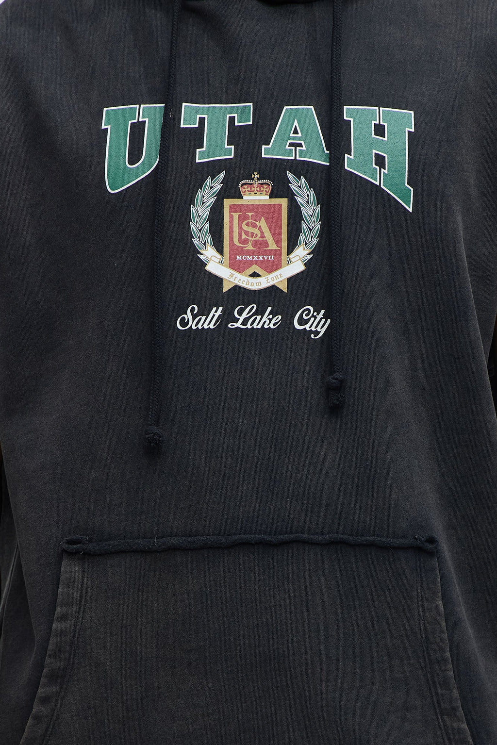 Utah Sleeveless Hoodie - Black - image 3