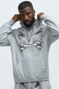 Von Dutch Legendary Hoodie - Heather Grey - image 1