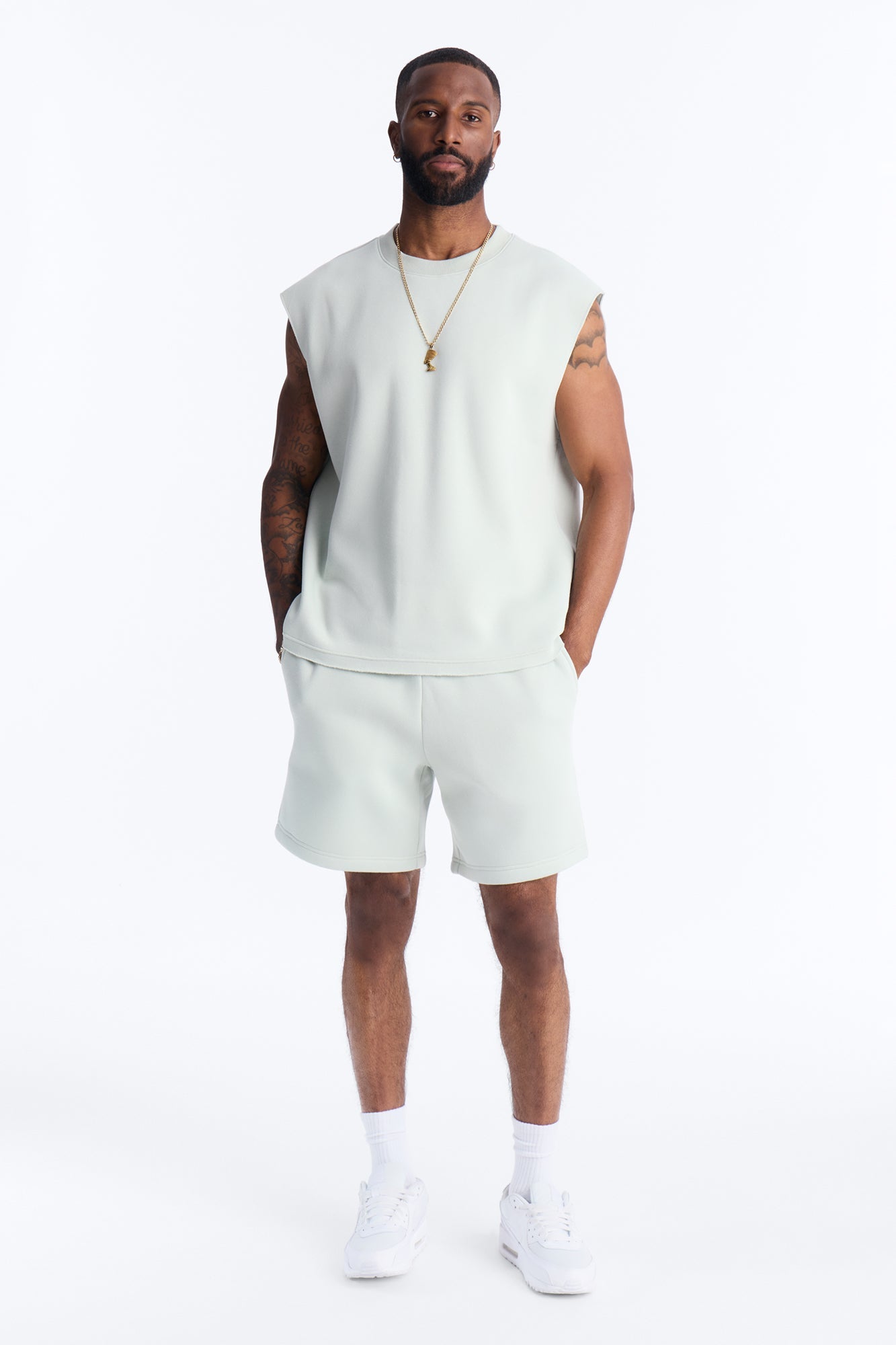 Tyson Relaxed Muscle Tee - Sage - image 3