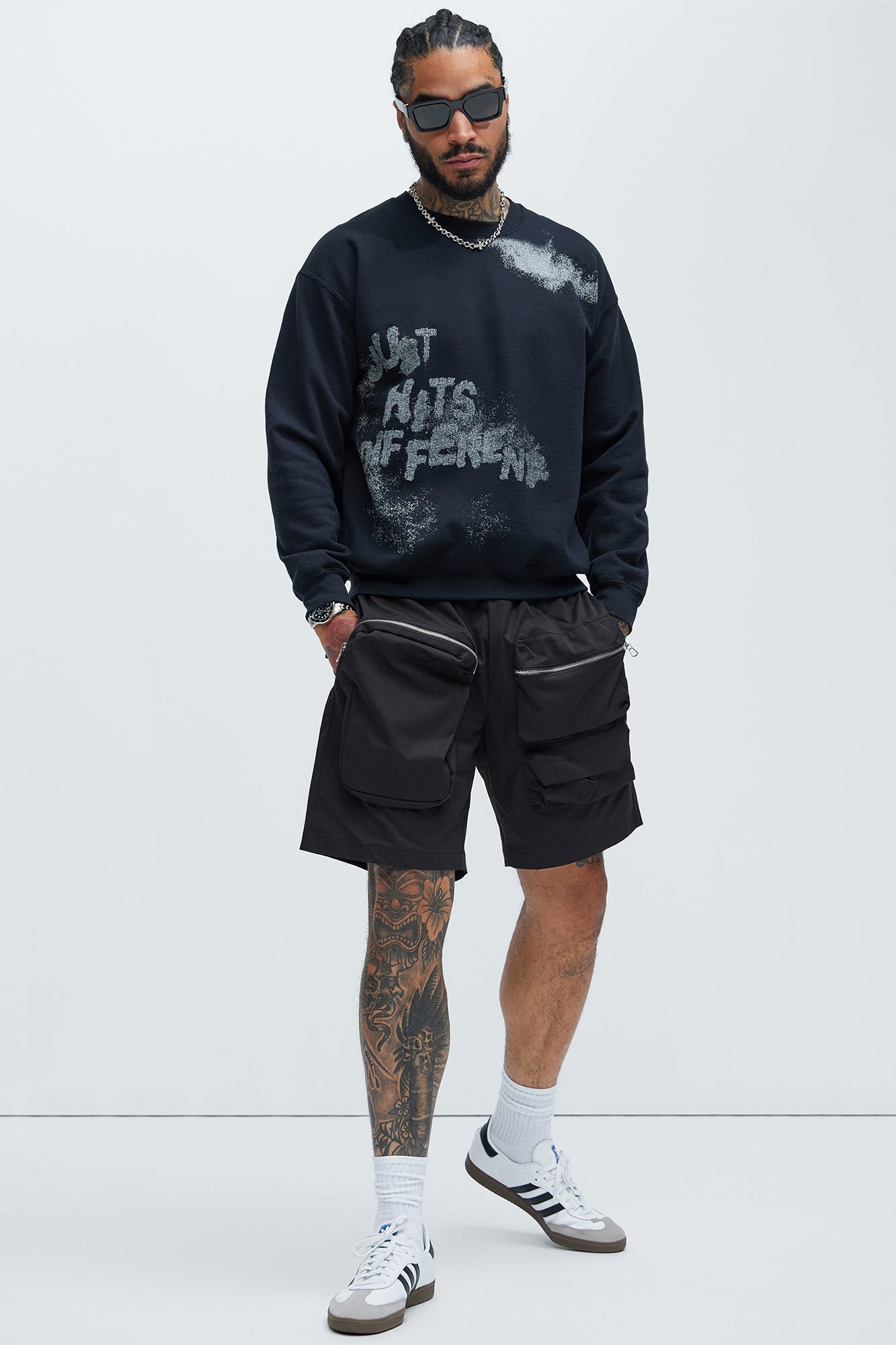 Just Hits Different Sweatshirt - Black - image 2