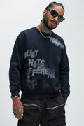 Just Hits Different Sweatshirt - Black - image 1