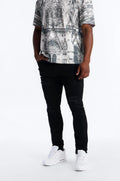 Stacked Skinny Flare Shadow Stacks Jeans - Black Wash - image 1