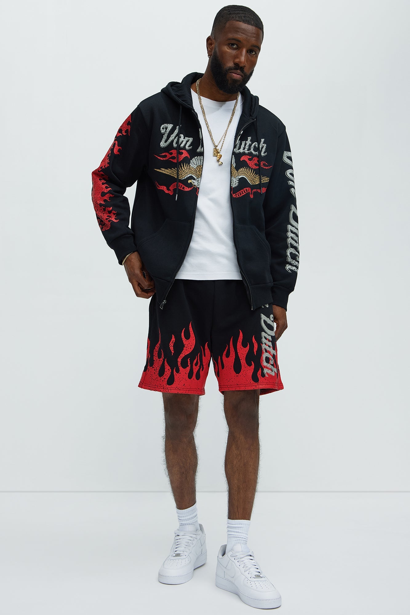 Von Dutch Fire Zip Hoodie - Black - image 2