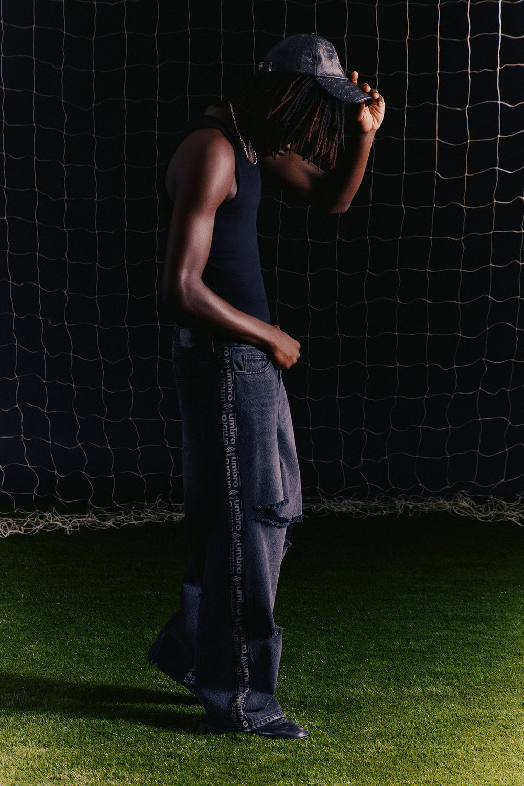 Umbro Distressed Baggy Jean - Black Wash - image 1
