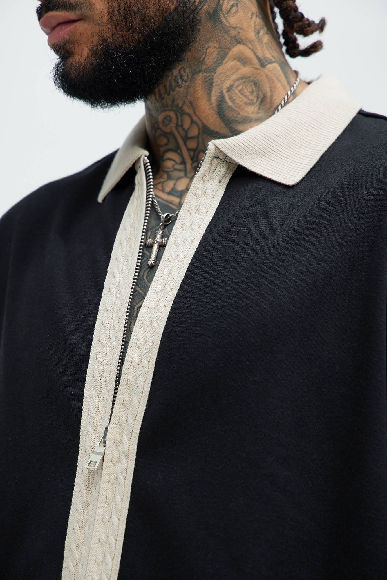 Luka Zipper Shirt - Black/combo - image 3